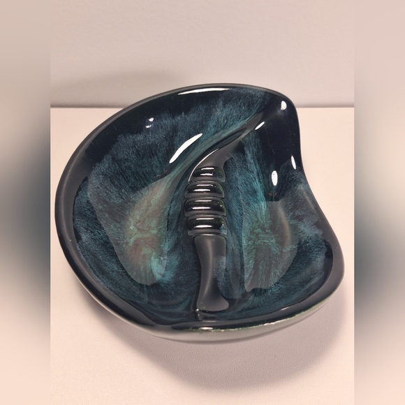 Green retro ashtray - Picture 5 of 15